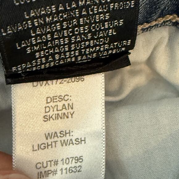 Vince Womens Jeans Mid Rise Skinny Dylan Size 26 29x30 - Picture 9 of 11